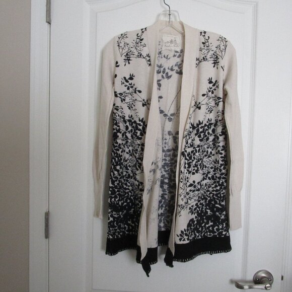 Angel Of The North Sweaters - printed knit cardigan sweater